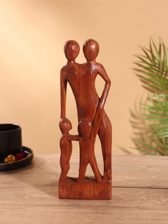 Сувенир «Семья», 11×4×31 см, дерево