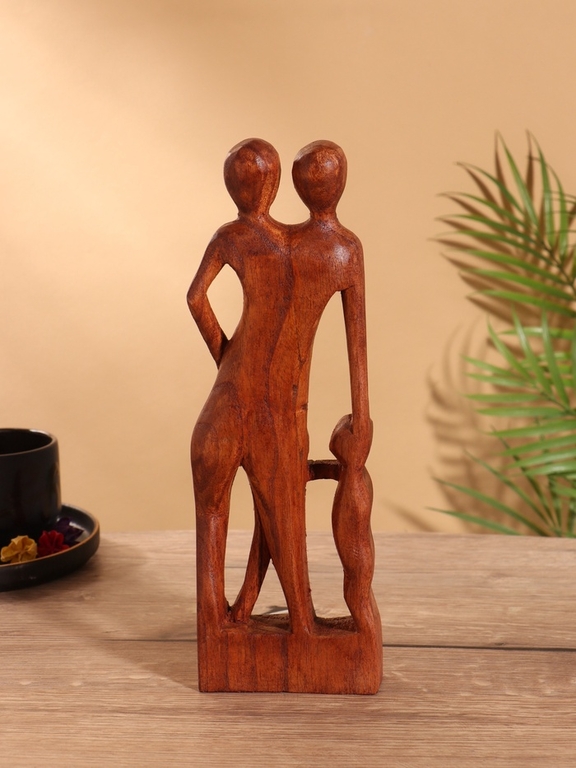 Сувенир «Семья», 11×4×31 см, дерево