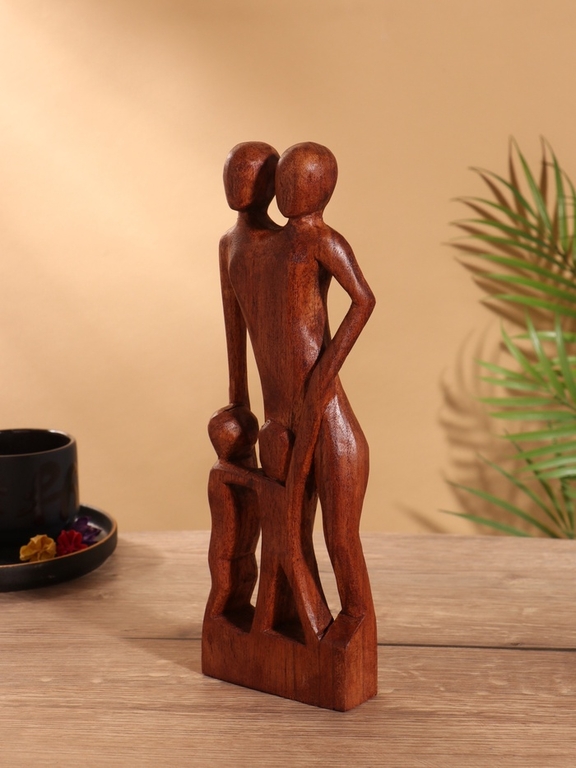 Сувенир «Семья», 11×4×31 см, дерево