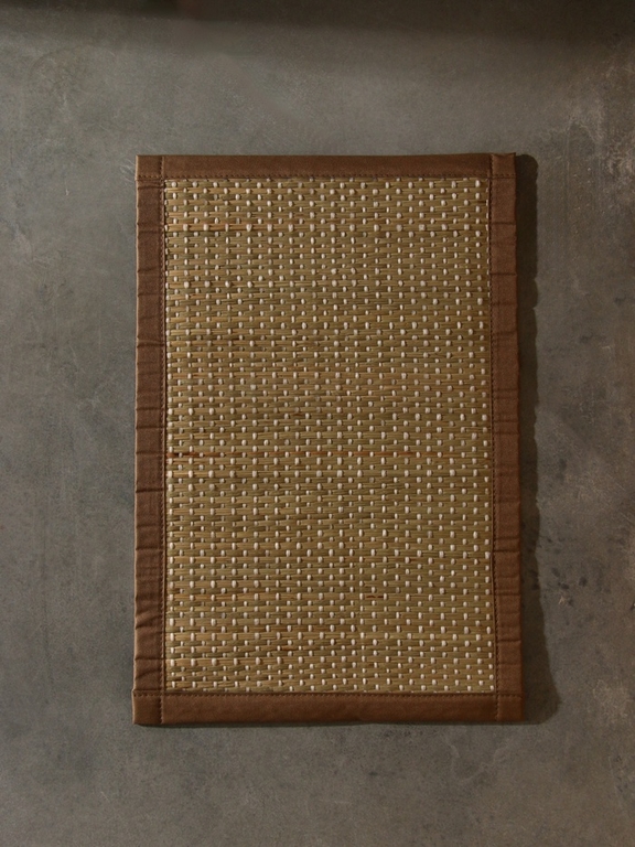Коврик плетёный из сиграса, 60×40×0.7 см
