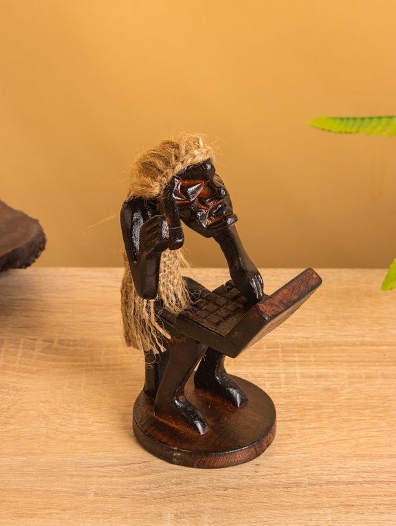 Сувенир «Абориген-айтишник», 14.5×8.5×6.5 см, дерево
