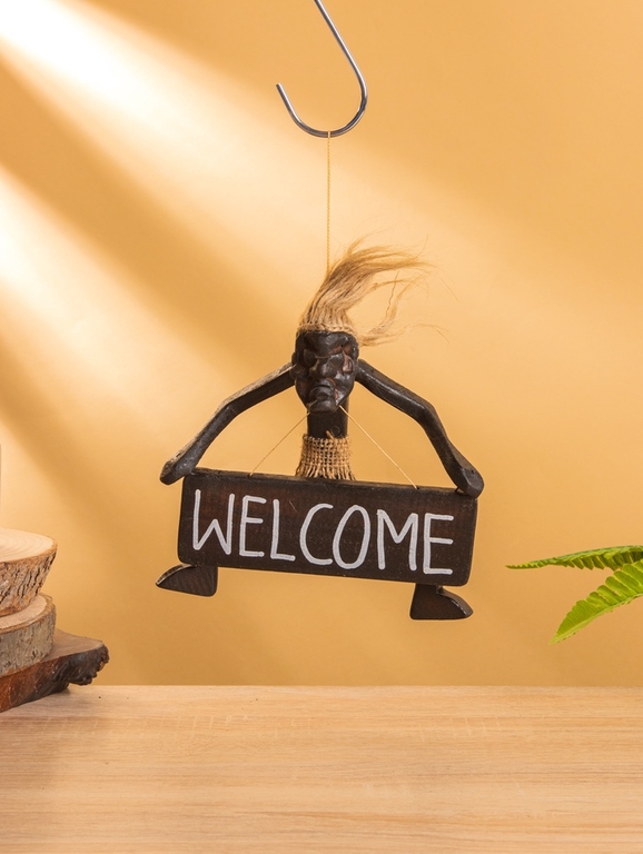 Сувенир табличка «Абориген Welcome», 17×15×6.5 см, дерево
