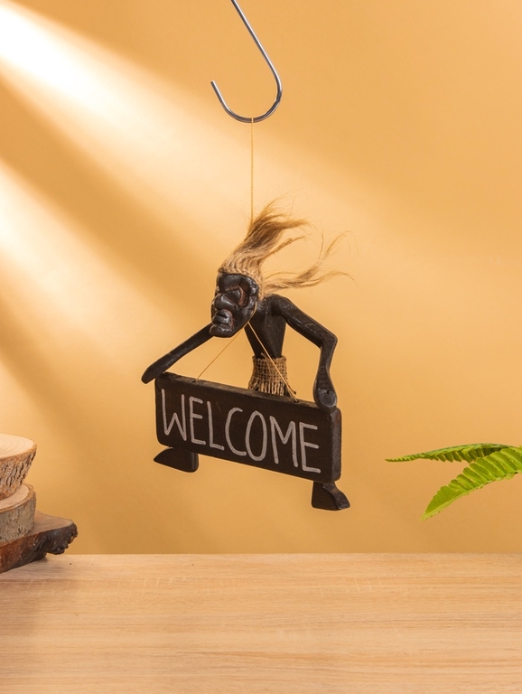 Сувенир табличка «Абориген Welcome», 17×15×6.5 см, дерево