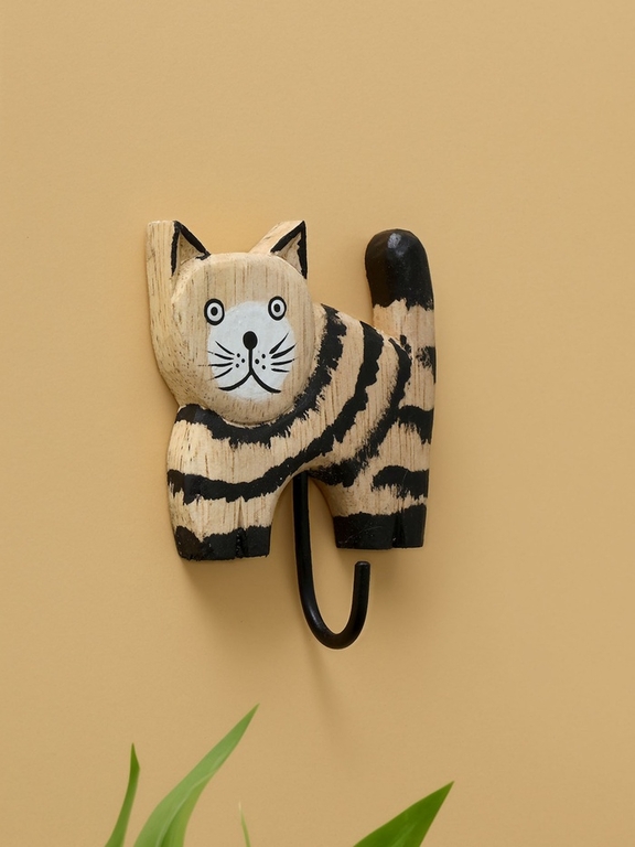 Декоративный крючок "Котик" 10х3х13 см
