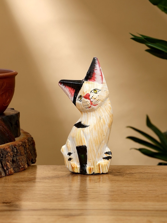 Сувенир «Котёнок», 12×5×2.5 см, дерево
