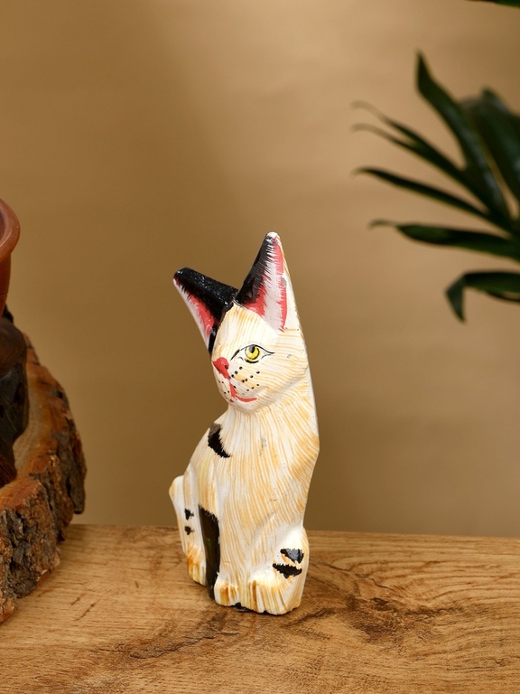 Сувенир «Котёнок», 12×5×2.5 см, дерево