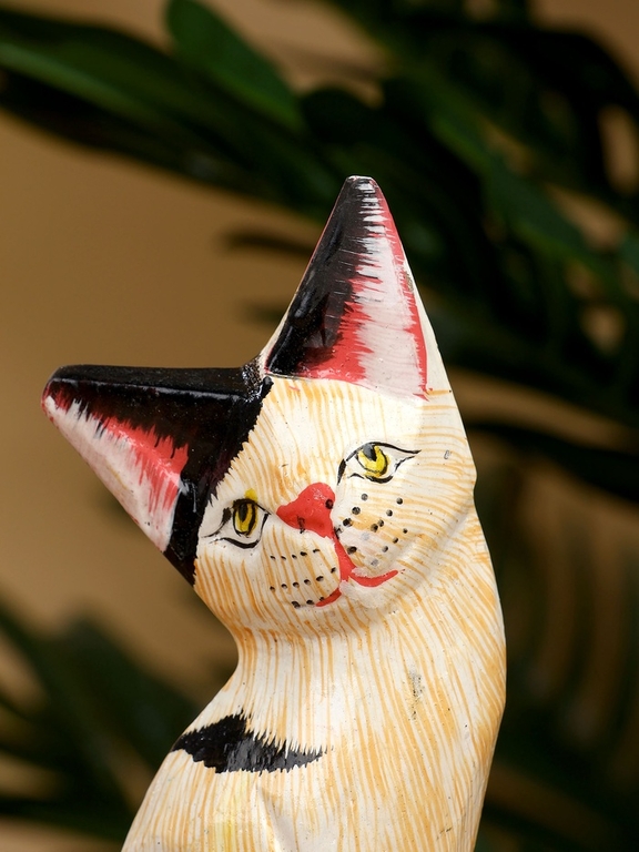 Сувенир «Котёнок», 12×5×2.5 см, дерево