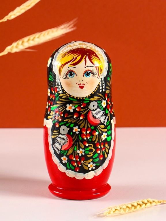 Матрёшка дерево «Птички», 5-кукольная, 15 см