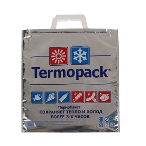 Термопакет 32×35 см двухслойный, для еды, холодных и горячих продуктов