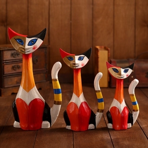 Сувенирный набор «Кошки», 22×7×30 см, набор 3 шт.