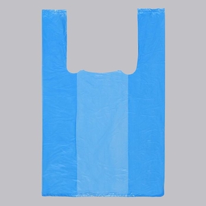 Пакет «Синий», полиэтиленовый, майка, 25×45 см, 14 мкм