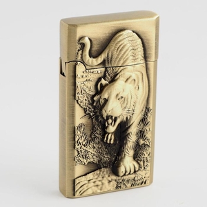 Зажигалка газовая «Тигр», пьезо, 1×3.5×6.4 см