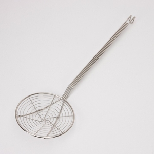 Шумовка для фритюра, 61.5×17.5 см, толщина 3 мм, нержавеющая сталь, 201 марка стали