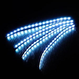 Подсветка салона 18 LEd=5050, 32 см, пульт, светомузыка, мультисвет RGB, 4 шт.