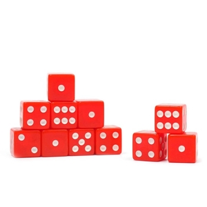 Кости игральные, кубики для настольных игр 1.6×1.6 см, фасовка 100 шт.
