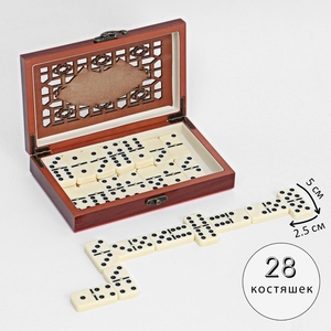 Домино классическое «Резное», 28 шт.