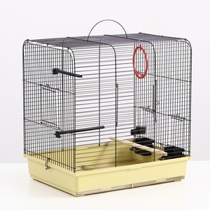 Клетка "Грация", 3 яруса, 49 х 36 х 51 см, микс цветов
