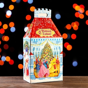 Подарочная коробка «Новогодний бал в Замке», 19×12×35.5 см