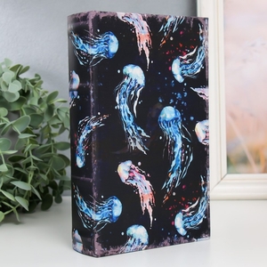 Шкатулка книга-сейф «Медузы», дерево, искусственная кожа, 21×13×5 см