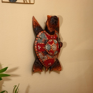Сувенир «Черепаха», 40×25×11 см, дерево албезия