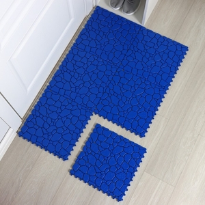 Напольное модульное покрытие AQUA STONE, 34×34 см, 6 шт в упаковке, синий