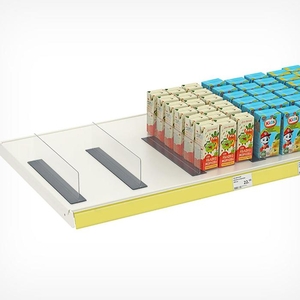 Пластиковый разделитель на Т-основании, с магнитным скотчем, 380×45×80 мм