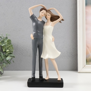 Фигурка полистоун «Влюблённые: одно сердце на двоих» 12×6.5×27.5 см
