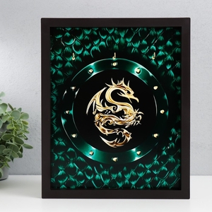 Настенные крючки декоративные «Чешуя», ключница, 27×22 см