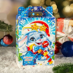 Коробка подарочная складная «Лютик» 18.5×10×30.5 см
