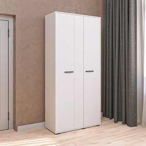 Шкаф трехстворчатый «Ника», 1000×430×2100 мм, цвет белый