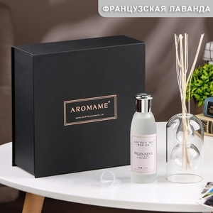 Диффузор ароматический в подарочной упаковке Aromame, французская лаванда, 120 мл
