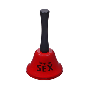 Колокольчик металлический, звонок настольный Ring for a sex, 13.5×7.5×7.5 см