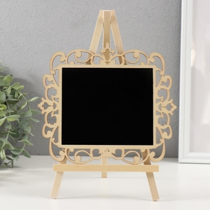 Фигурка настольная «Меловая доска на мольберте: Ажур», 1.8×20×28 см