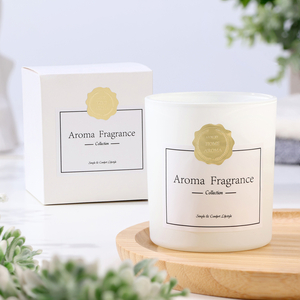 Ароматическая свеча в стакане Aroma candle, 7×8 см, английская груша и фрезия