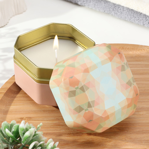 Ароматическая свеча в банке Aromatic Candle, лимон, базилик и мандарин, большая