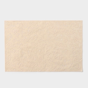 Салфетка ажурная для стола «Нежность. Витки», 45×30 см, бежевая