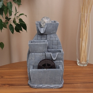 Фонтан настольный «Малкольм», 29×15 см, с подсветкой