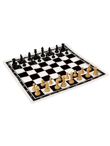 Шахматы 50×50 см, король h=7 см, d=3.2 см, фигуры пластик