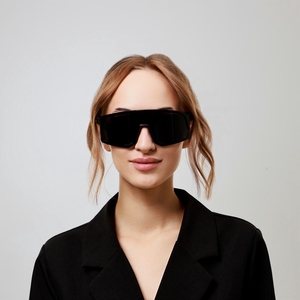 Очки солнцезащитные спортивные велосипедные, uv 400, 15×12.3 см, черные