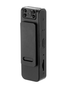 Видеокамера нагрудная CAM-16, 1920х1080, Full HD 1080 p, 2 Мп, Wi-Fi, Bluetooth, микрофон, чёрная
