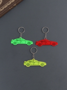 Светоотражающий брелок для ключей на кольце «Автомобиль», пластик, 7.3×3 см, МИКС