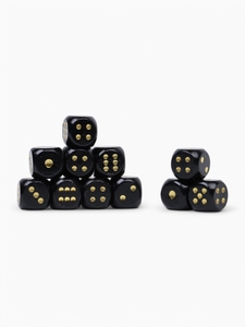Кости игральные кубики 1.6×1.6 см, фасовка 100 шт.
