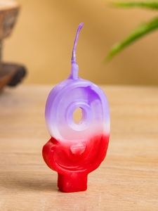 Свеча для торта «Цифра 9», 8×3.75×1 см