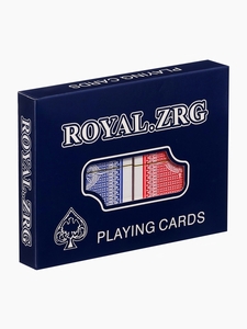 Карты игральные 54 шт. Royal, размер 5.6×8.6 см, набор 2 колоды