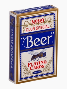 Карты игральные 54 шт. Beer, размер 5.7×8.7 см, синяя рубашка
