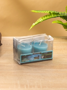 Свечи в стакане DAZZLE CANDLE 70 г, набор 2 шт., пресная вода