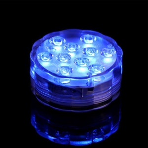 Светильник подводный с ПДУ, 10 LED, 3 Вт, IP68, RGB, от батареек 3*AAA (не в компл.)