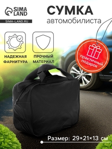 Сумка для автомобилиста 29×21×13 см, черная