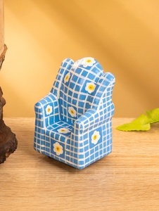 Мебель для кукол «Кресло с ромашками», 8.5×5.5×4.5 см, дерево