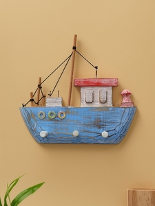 Вешалка «Корабль», 30×5×25 см, дерево албезия